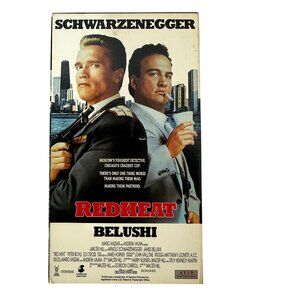 Red Heat 1988 VHS Avid Release Schwarzenegger & Belushi Action Comedy Crime